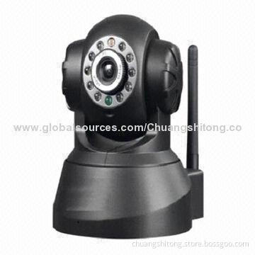 LED Light Wi-Fi CCTV Camera, MJPEG Compression, High-sensitivity CMOS Sensor